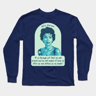 Rita Moreno Portrait Long Sleeve T-Shirt